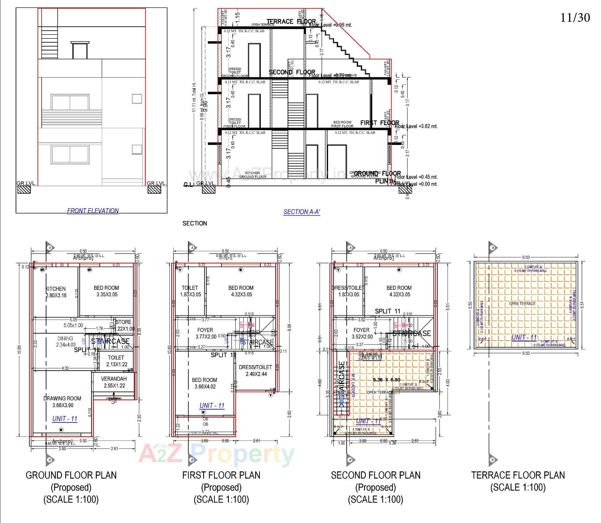 Layout of real estate project Neelkanth Villa located at Ahmedabad, Ahmedabad, Gujarat