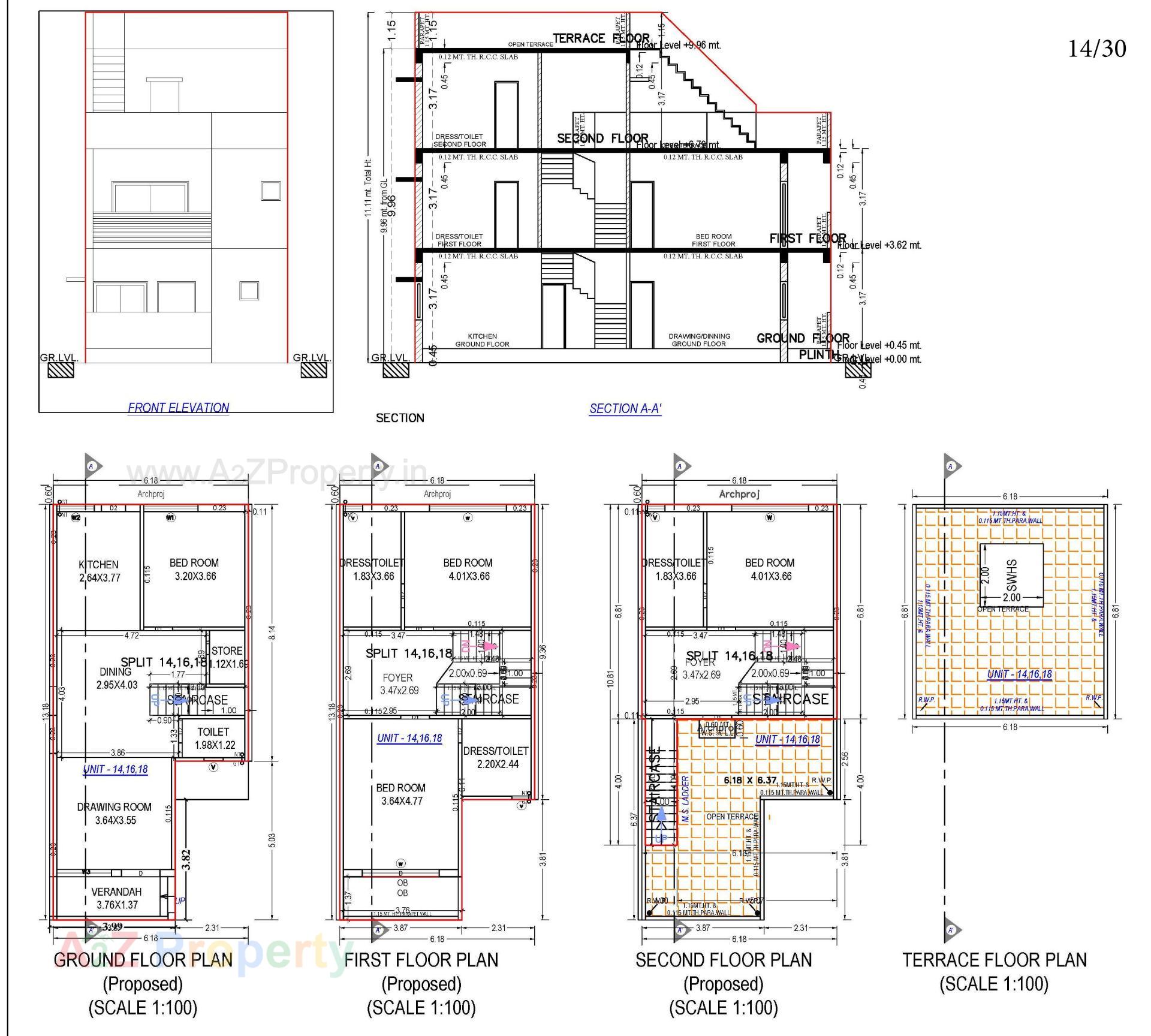 Layout of real estate project Neelkanth Villa located at Ahmedabad, Ahmedabad, Gujarat