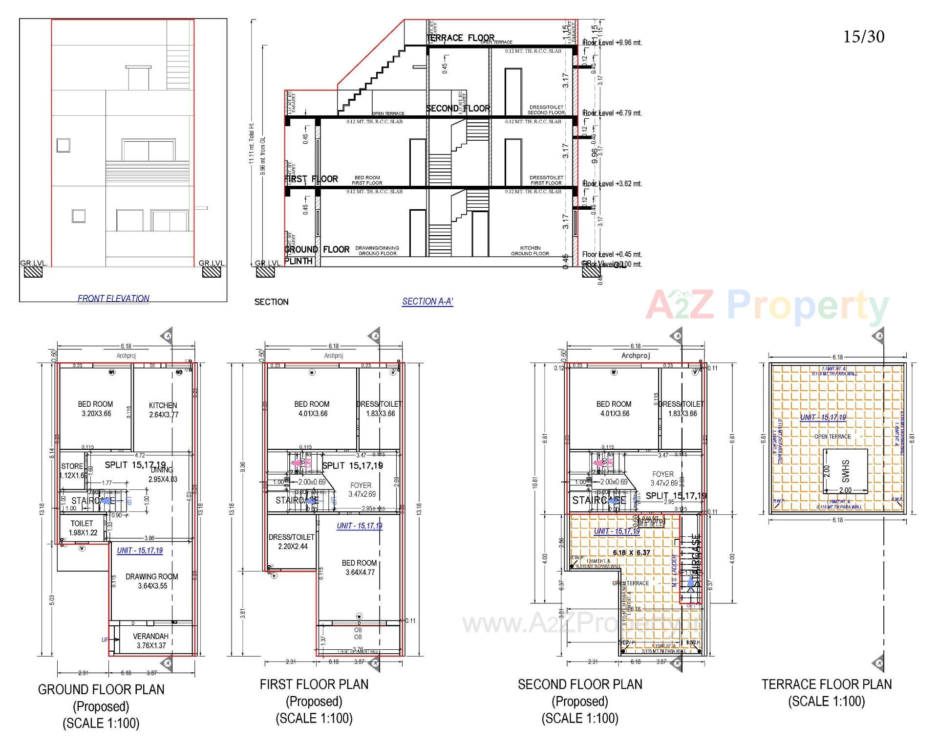 Layout of real estate project Neelkanth Villa located at Ahmedabad, Ahmedabad, Gujarat