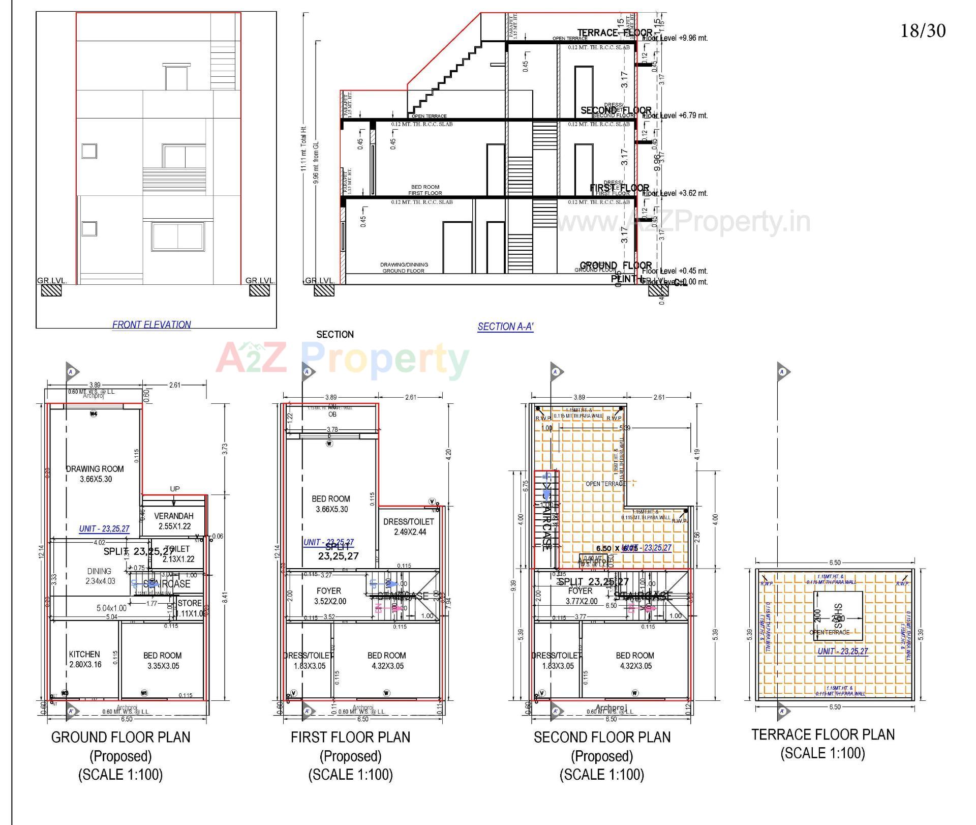 Layout of real estate project Neelkanth Villa located at Ahmedabad, Ahmedabad, Gujarat