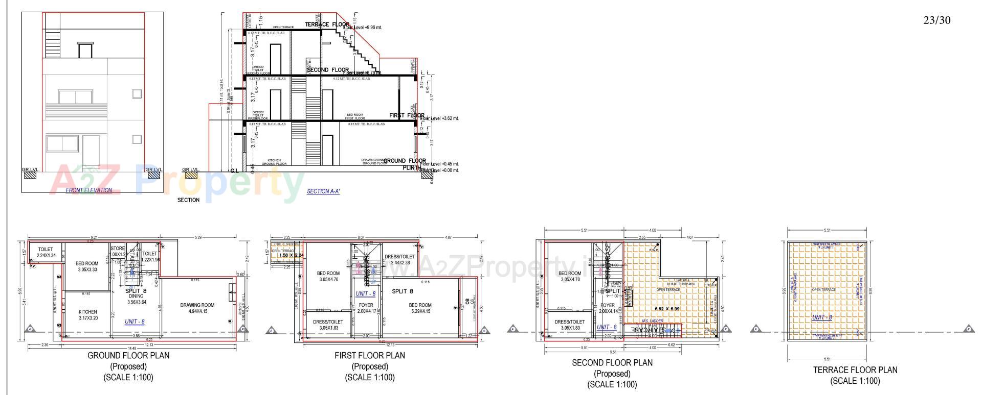 Layout of real estate project Neelkanth Villa located at Ahmedabad, Ahmedabad, Gujarat