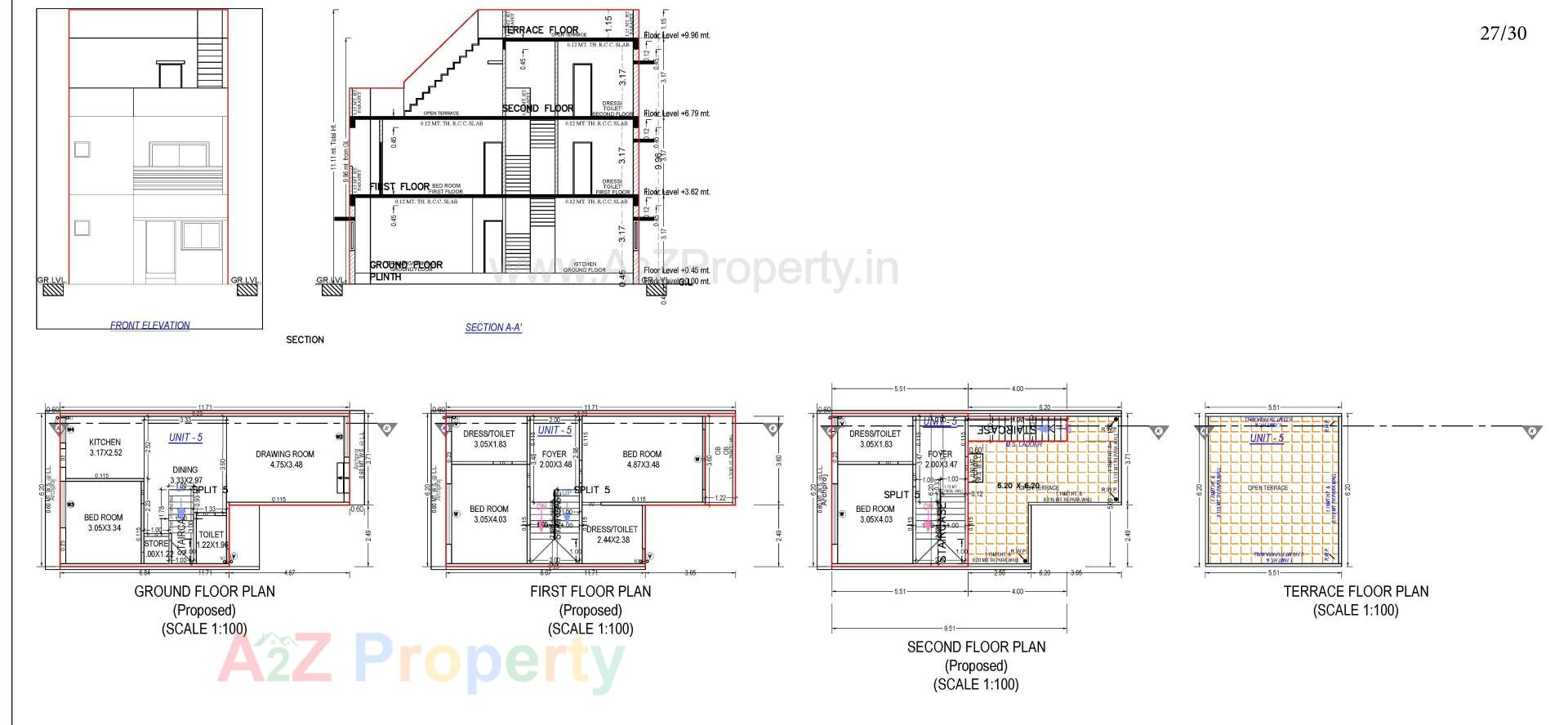 Layout of real estate project Neelkanth Villa located at Ahmedabad, Ahmedabad, Gujarat
