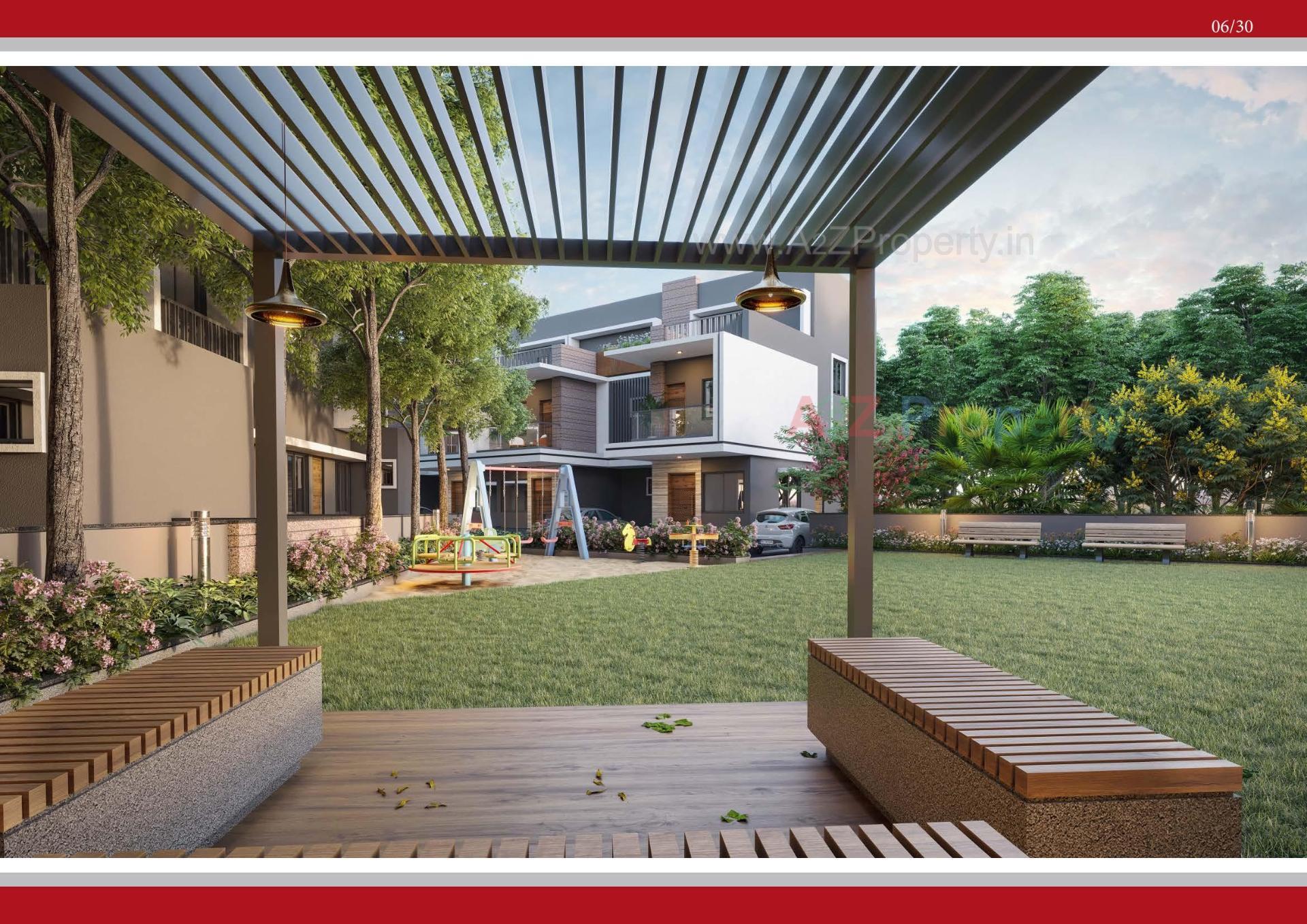 3D Elevation of real estate project Neelkanth Villa located at Ahmedabad, Ahmedabad, Gujarat