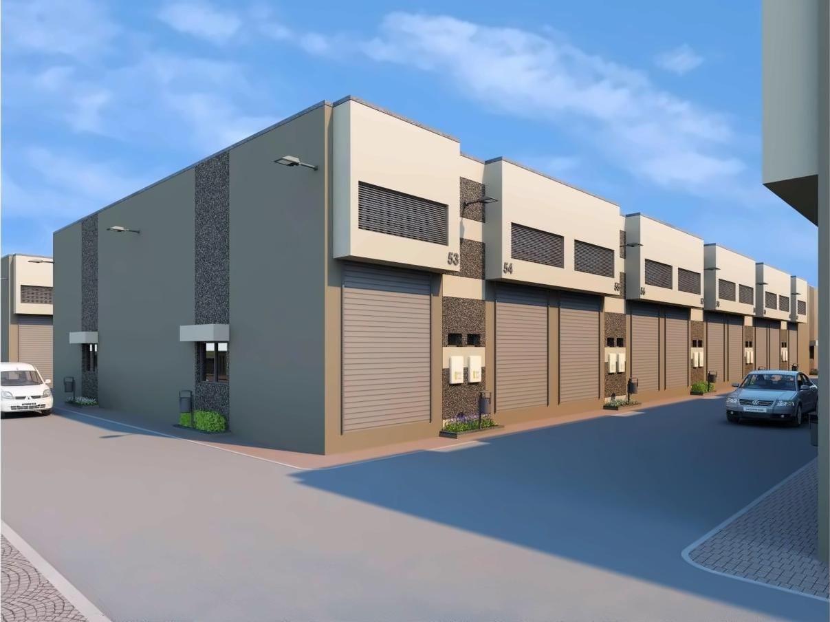 3D Elevation of real estate project Neptune Industrial Park located at Odhav, Ahmedabad, Gujarat