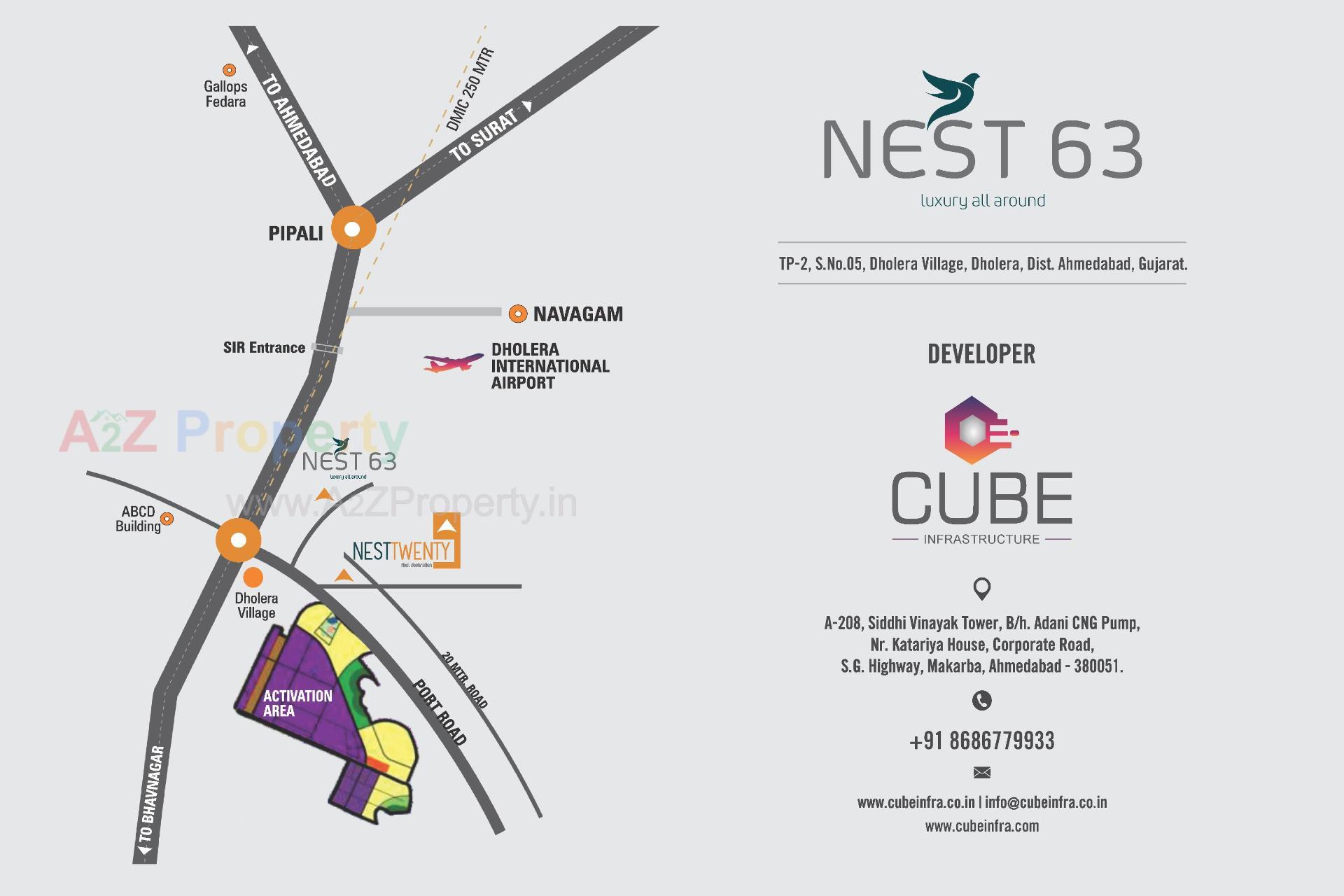  of real estate project Nest located at Dholera, Ahmedabad, Gujarat