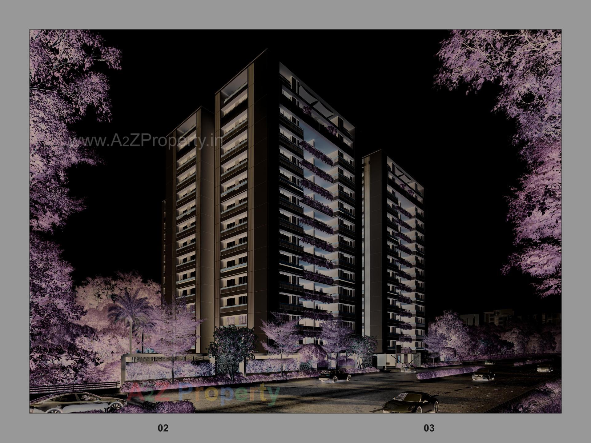 3D Elevation of real estate project Nest Elina located at Nikol, Ahmedabad, Gujarat