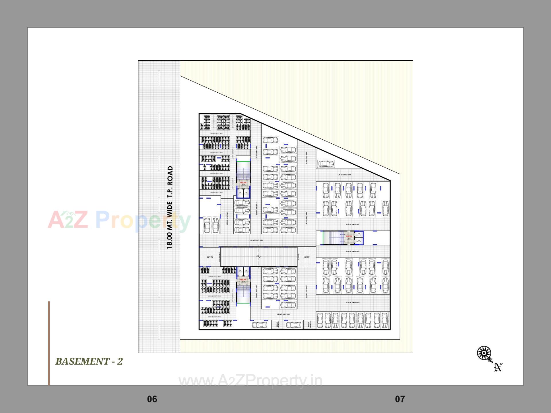 Layout of real estate project Nest Elina located at Nikol, Ahmedabad, Gujarat