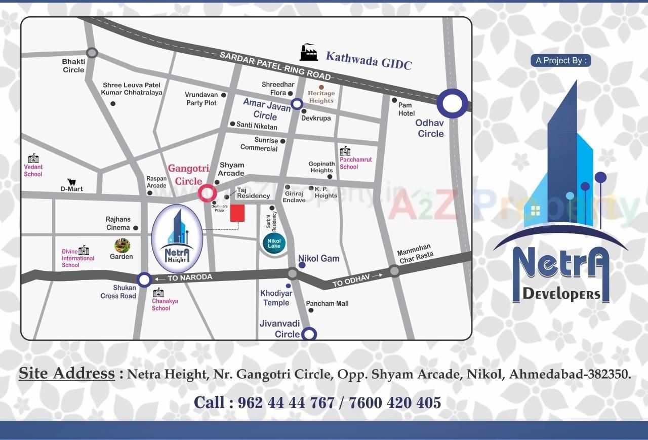 of real estate project Netra Heights located at Nikol, Ahmedabad, Gujarat