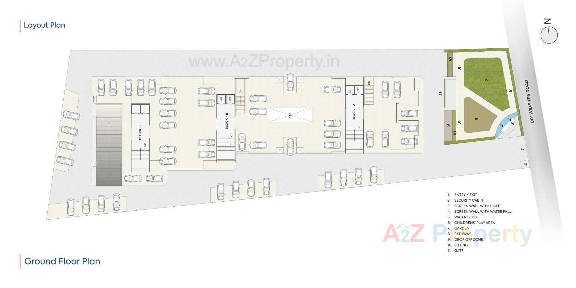 Layout of real estate project Nexrise Joy located at Ahmedabad, Ahmedabad, Gujarat