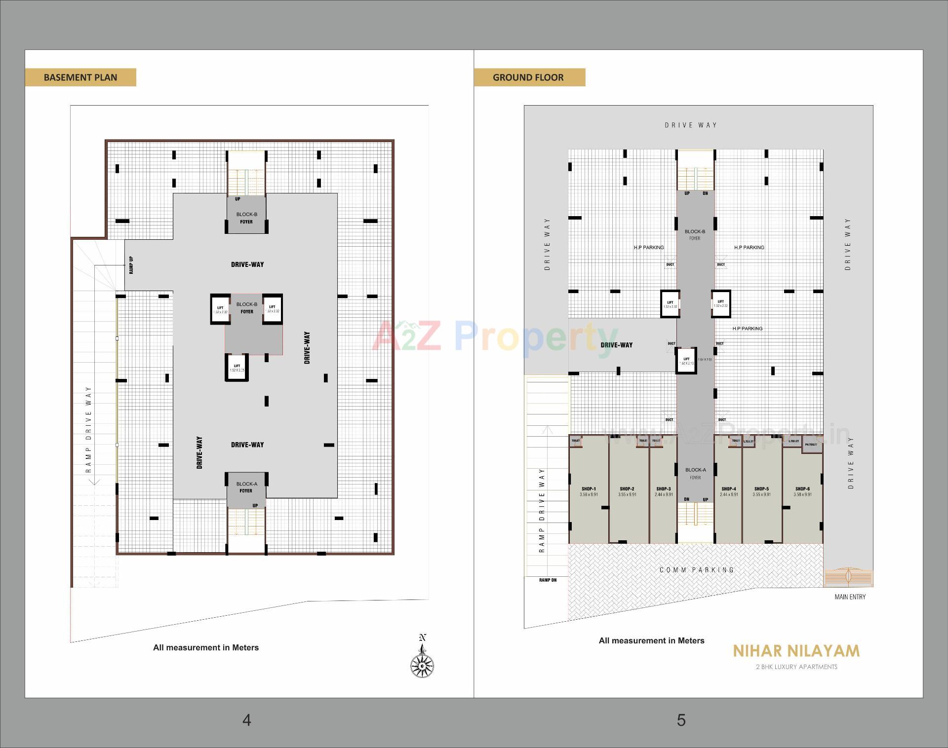 Layout of real estate project Nihar Nilayam located at Ahmedabad, Ahmedabad, Gujarat