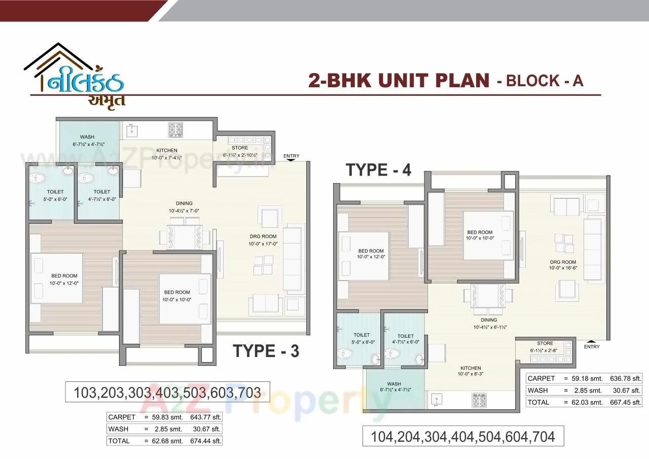 Layout of real estate project Nilkanth Amrut located at Vastral, Ahmedabad, Gujarat