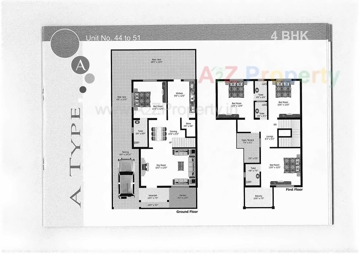 Layout of real estate project Nilkanth Kutir located at Vatva, Ahmedabad, Gujarat