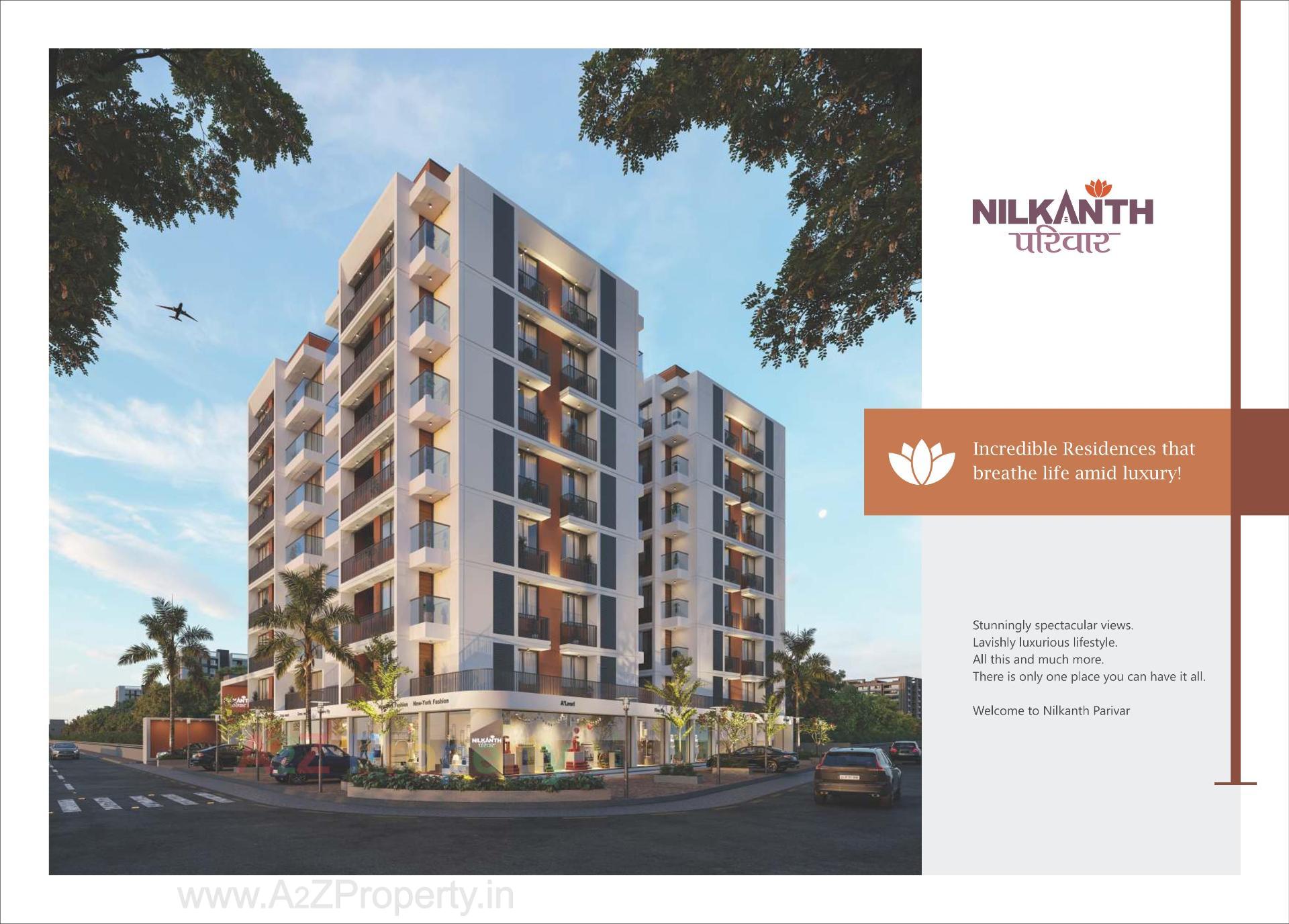 3D Elevation of real estate project Nilkanth Parivar located at Vastral, Ahmedabad, Gujarat