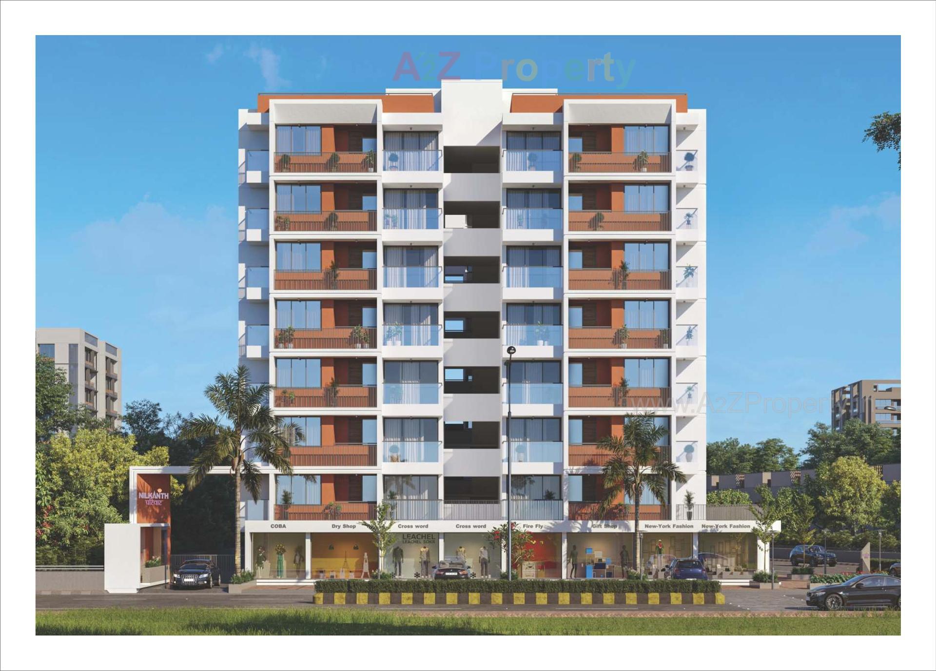 3D Elevation of real estate project Nilkanth Parivar located at Vastral, Ahmedabad, Gujarat