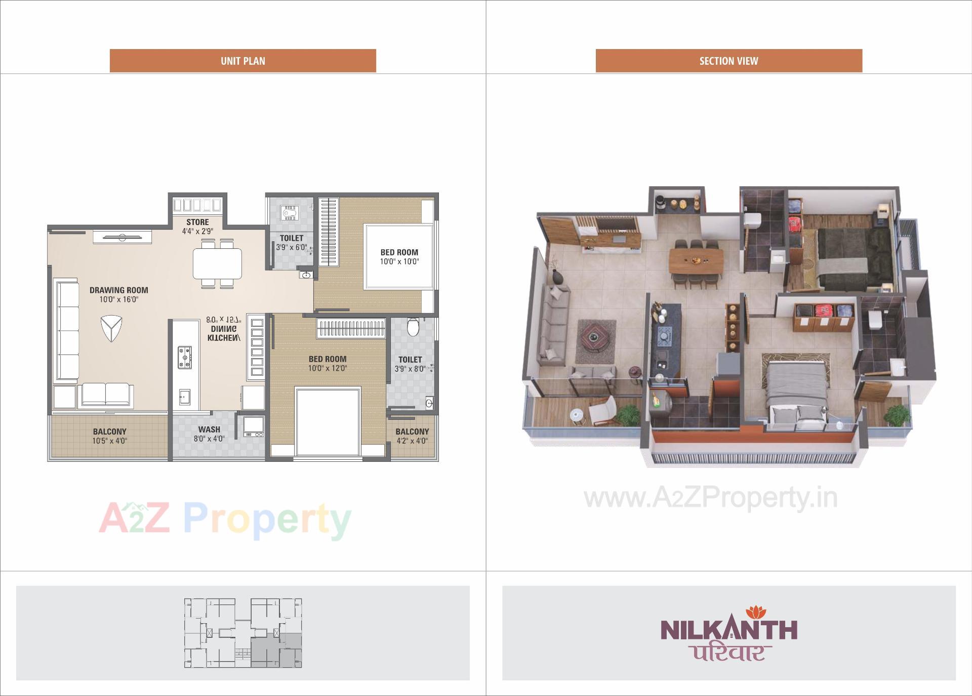 Layout of real estate project Nilkanth Parivar located at Vastral, Ahmedabad, Gujarat