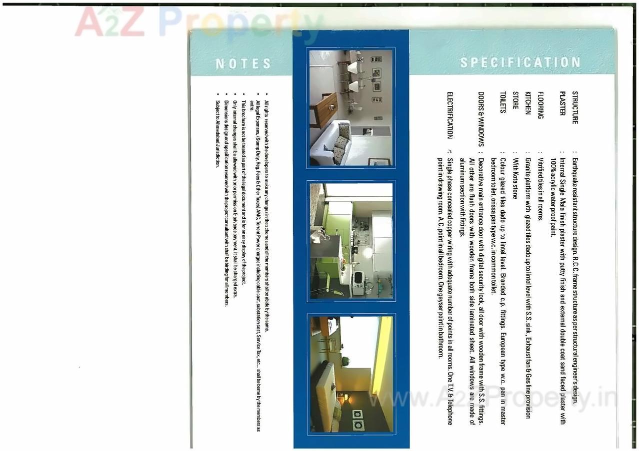 Layout of real estate project Nilkanth Recidency located at City, Ahmedabad, Gujarat