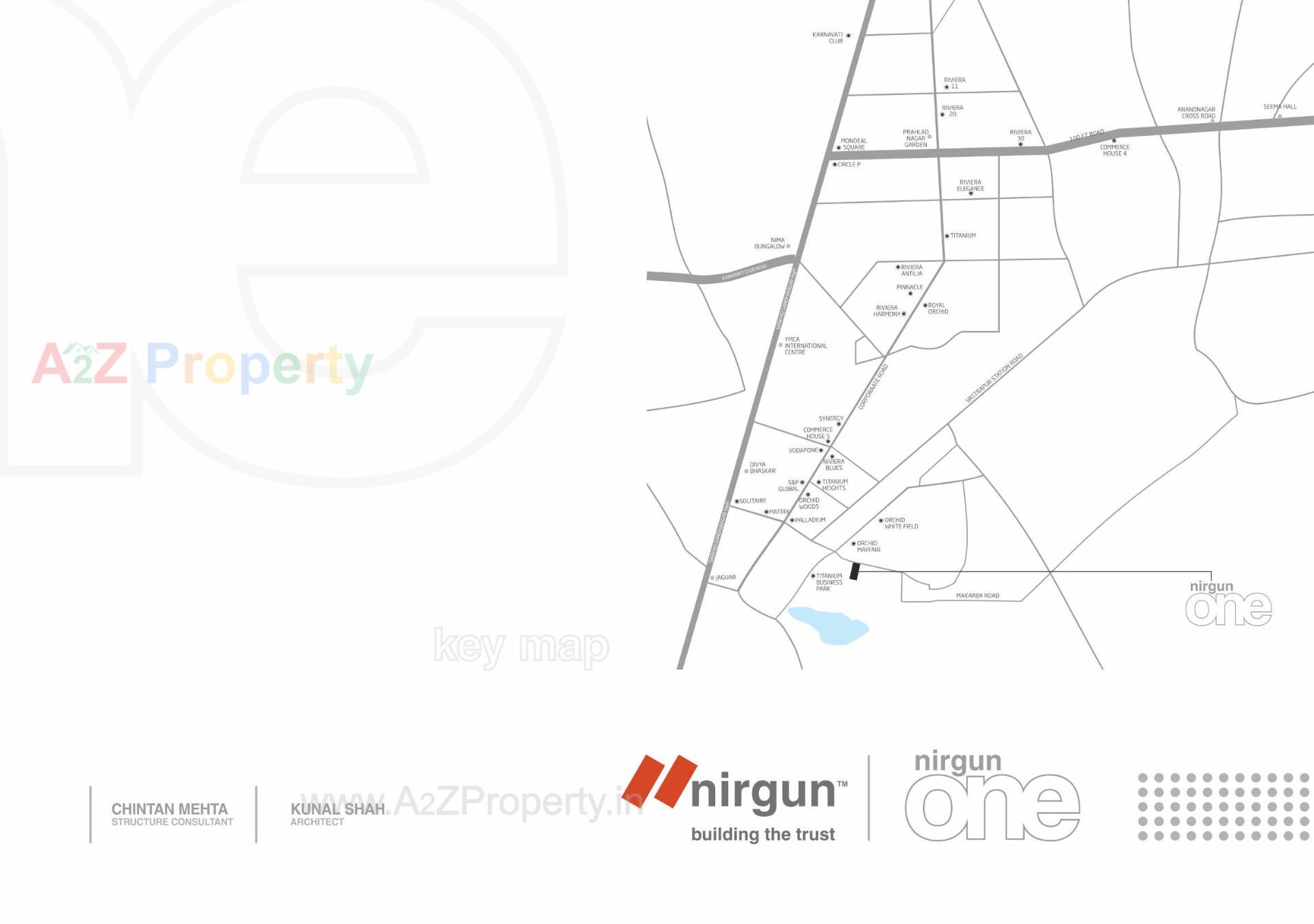  of real estate project Nirgun One located at Makarba, Ahmedabad, Gujarat