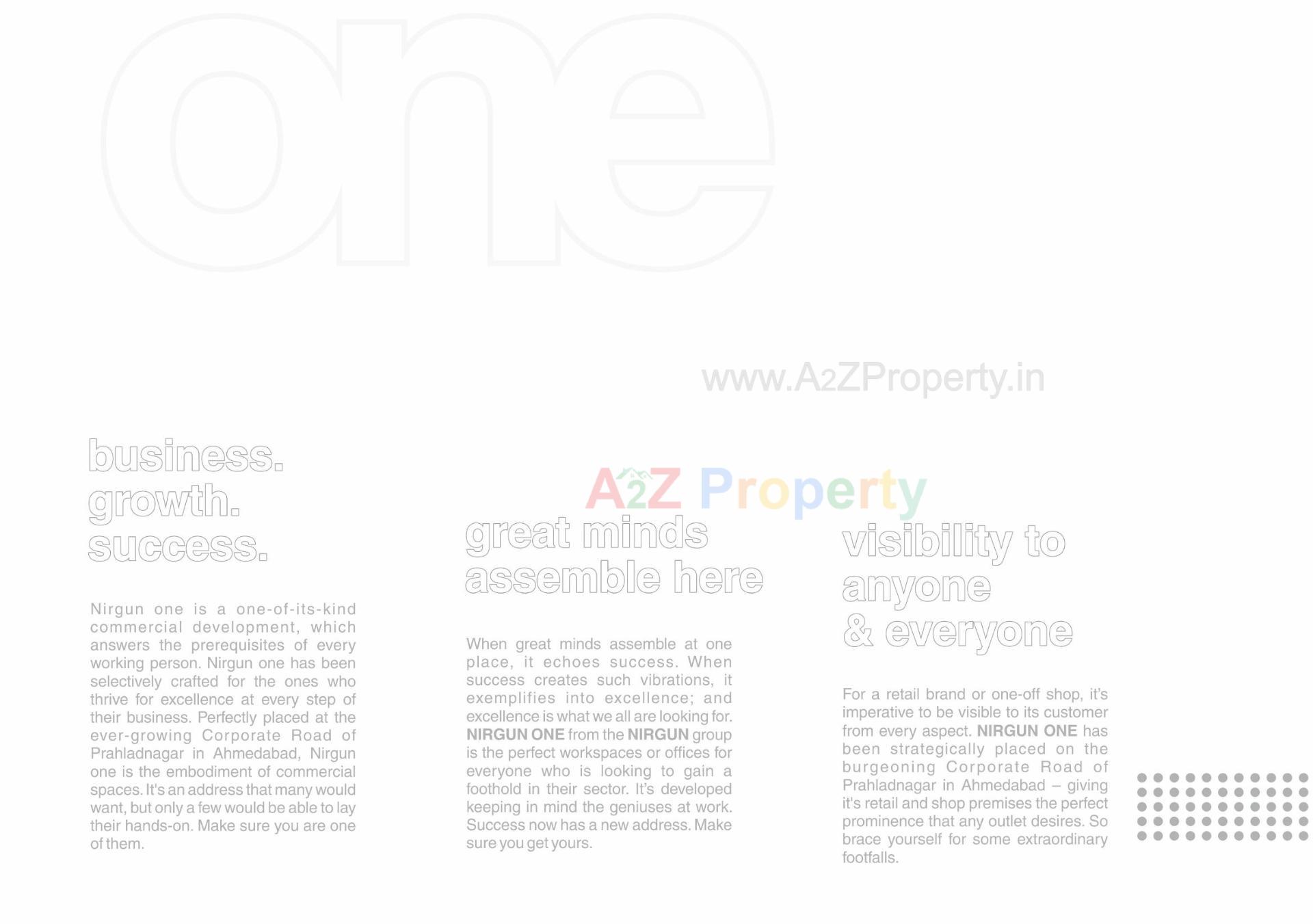  of real estate project Nirgun One located at Makarba, Ahmedabad, Gujarat