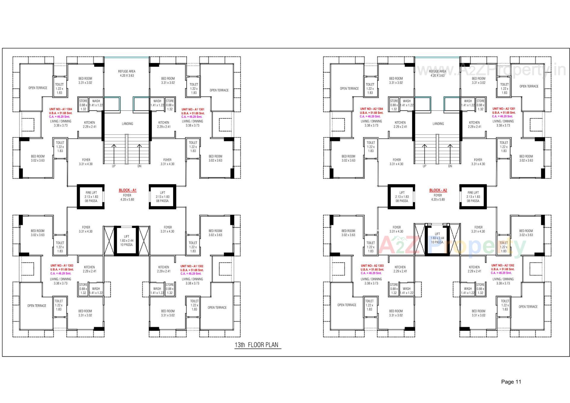 Layout of real estate project Nirgun Rise located at Bopal, Ahmedabad, Gujarat