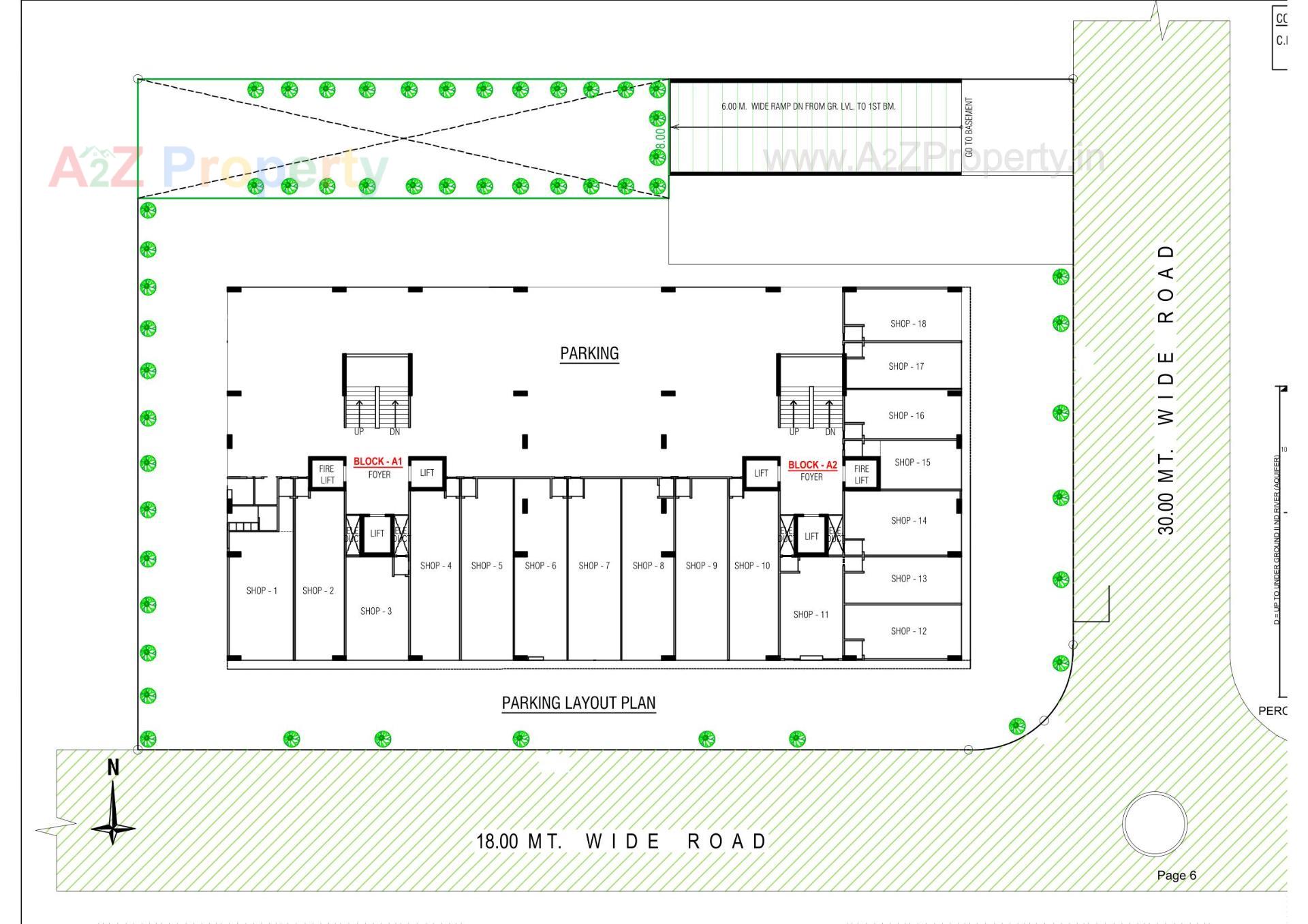 Layout of real estate project Nirgun Rise located at Bopal, Ahmedabad, Gujarat