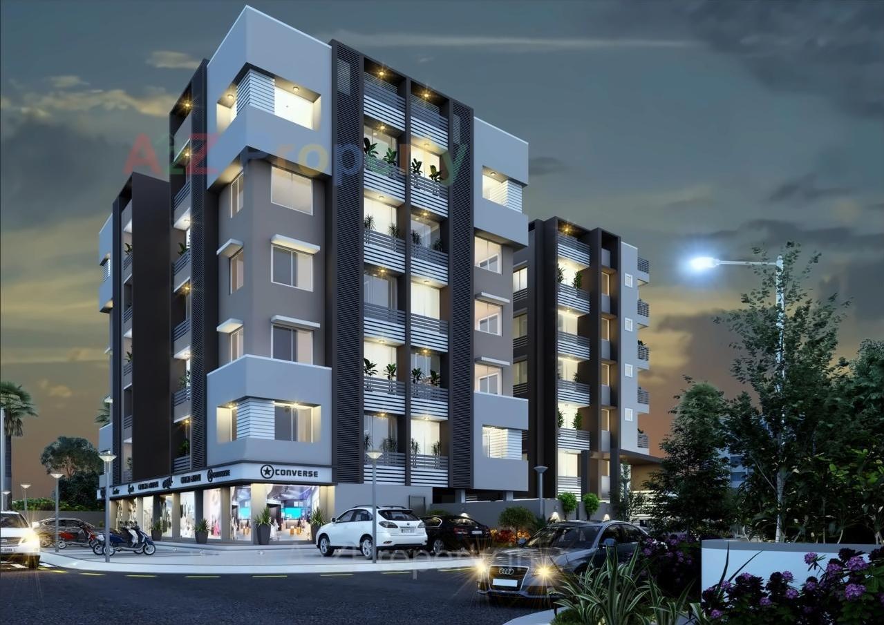 3D Elevation of real estate project Nirmal Homes located at Motera, Ahmedabad, Gujarat