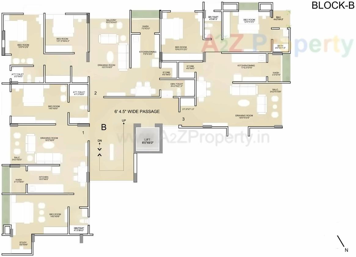 Layout of real estate project Nirmal Homes located at Motera, Ahmedabad, Gujarat