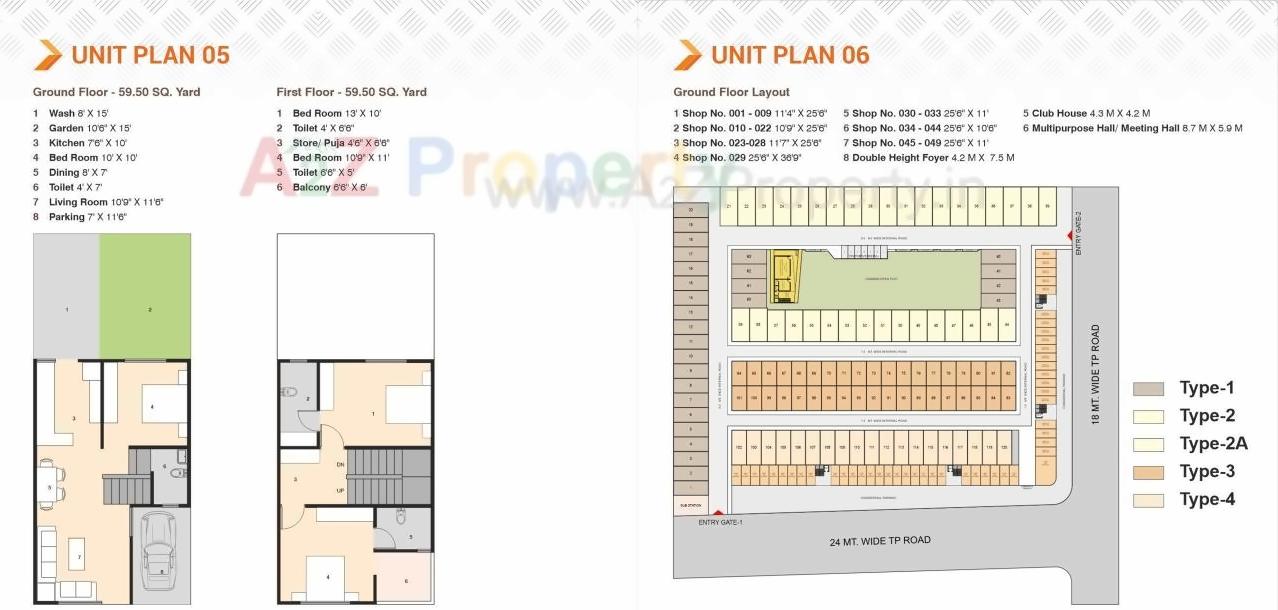 Layout of real estate project Nirmal Sarovar located at Ahmedabad, Ahmedabad, Gujarat