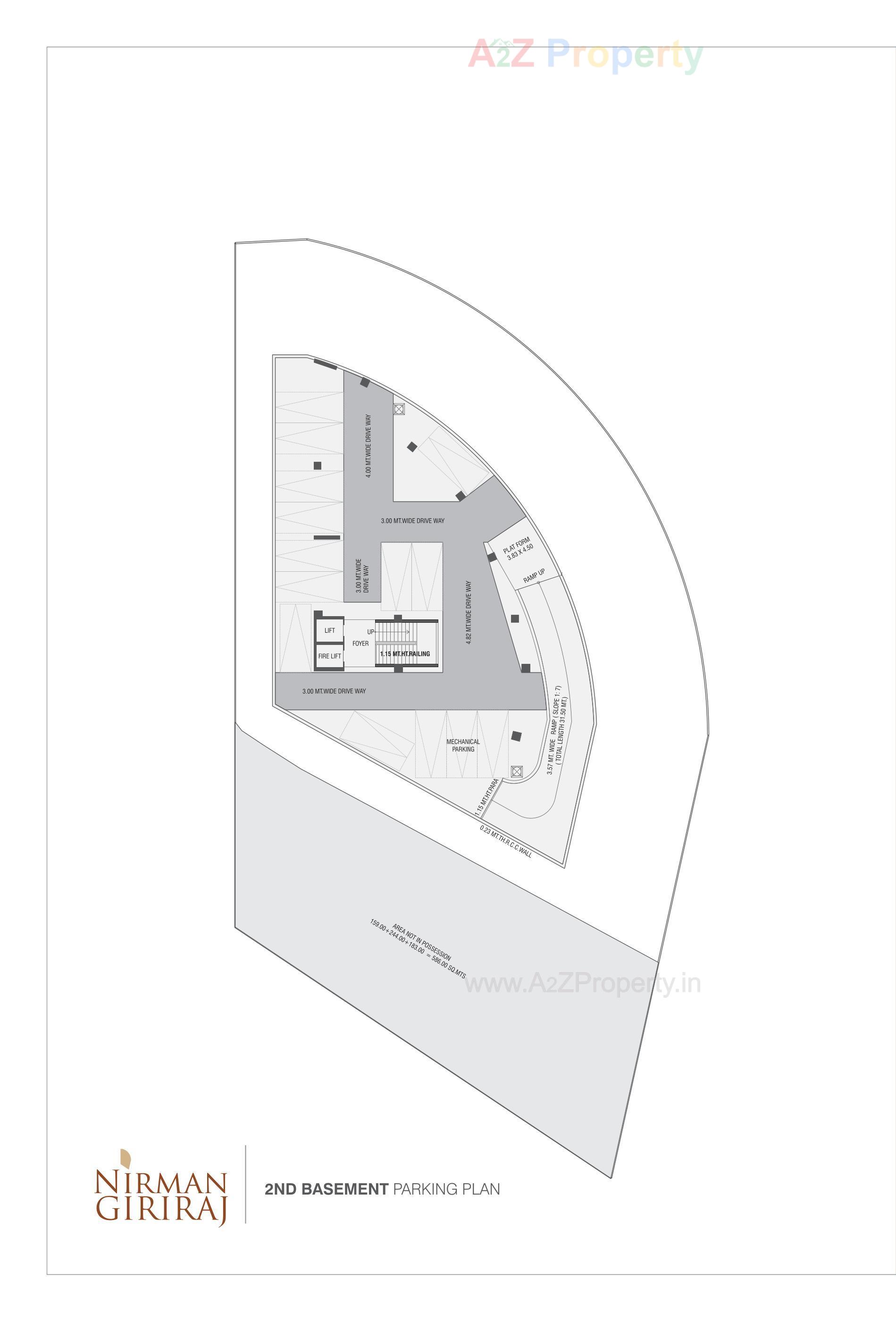 Layout of real estate project Nirman Giriraj located at Ahmedabad, Ahmedabad, Gujarat