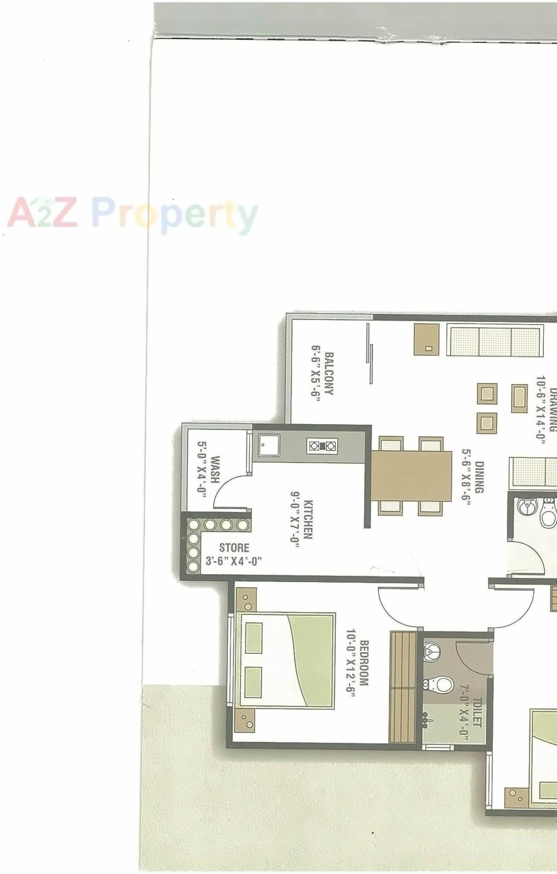 Layout of real estate project Nirman Life Style located at Chenpur, Ahmedabad, Gujarat