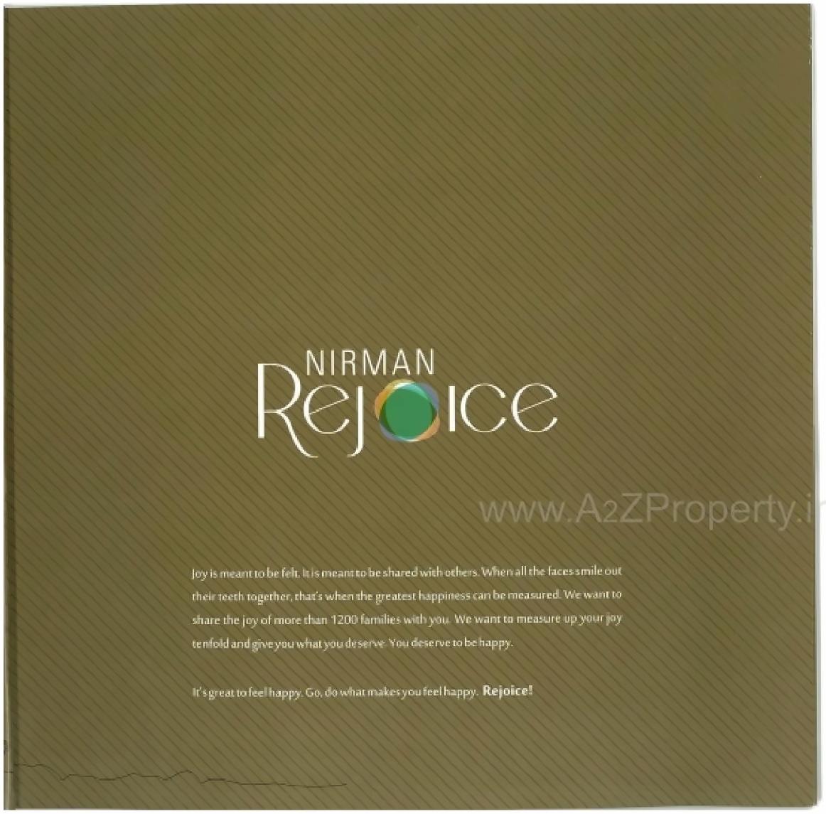  of real estate project Nirman Rejoice located at Jagatpur, Ahmedabad, Gujarat