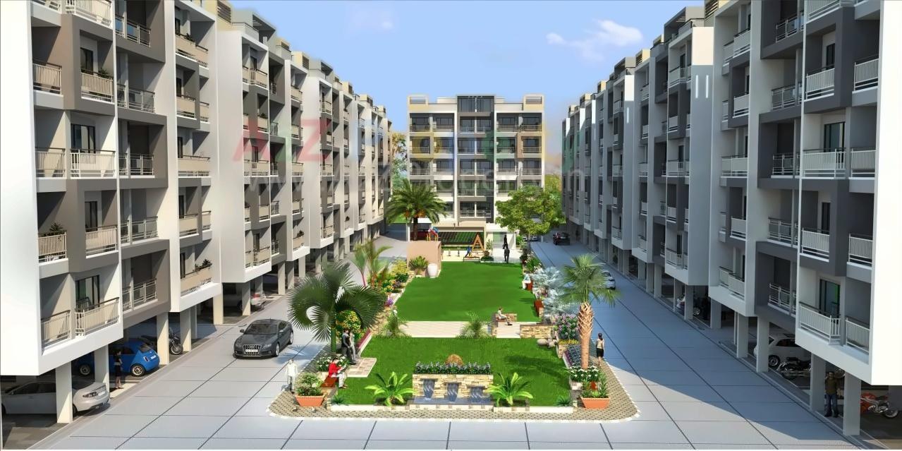 3D Elevation of real estate project Nirmit Flora located at Sanand, Ahmedabad, Gujarat