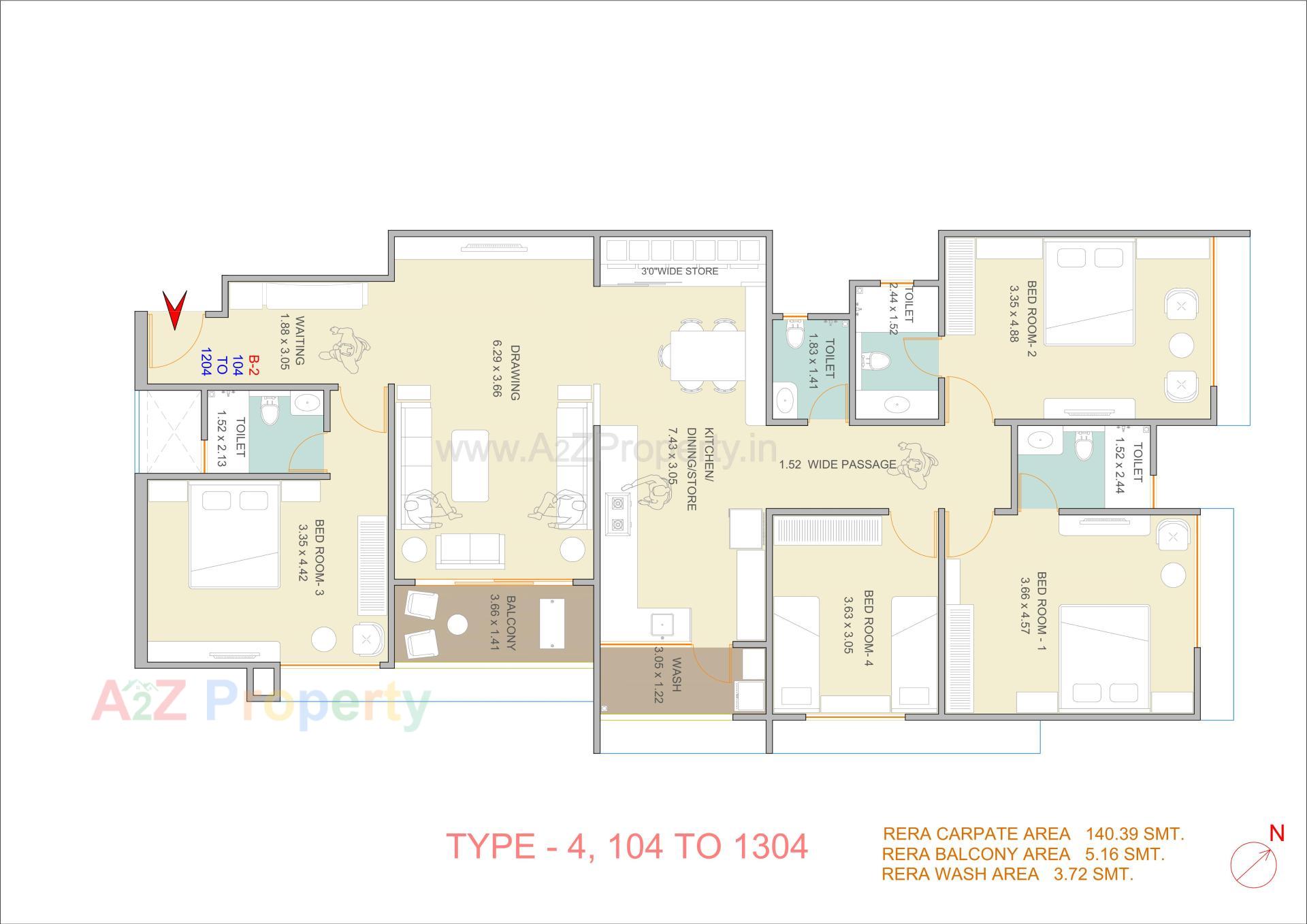 Layout of real estate project Nirvana Arise located at Memnagar, Ahmedabad, Gujarat