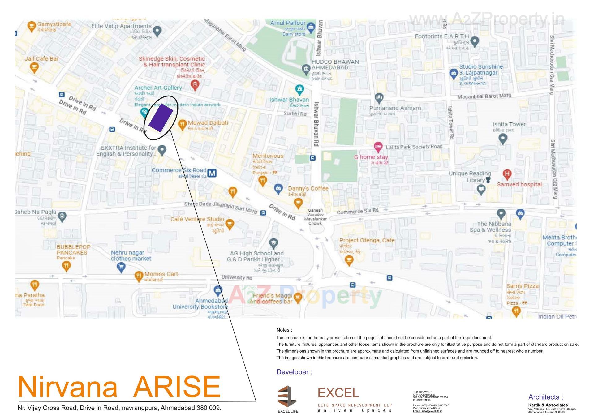  of real estate project Nirvana Arise located at Memnagar, Ahmedabad, Gujarat