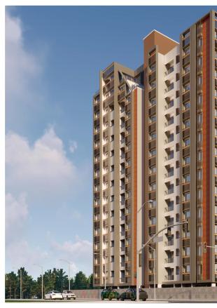 Elevation of real estate project Nirvana Arise located at Memnagar, Ahmedabad, Gujarat