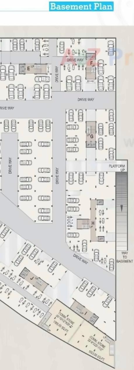 Layout of real estate project Nishan Pride located at Ranip, Ahmedabad, Gujarat