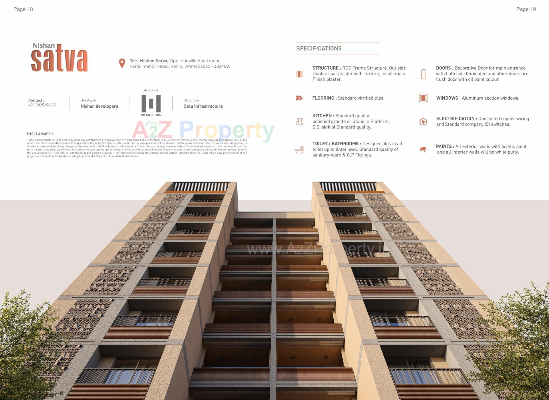  of real estate project Nishan Satva located at Ranip, Ahmedabad, Gujarat