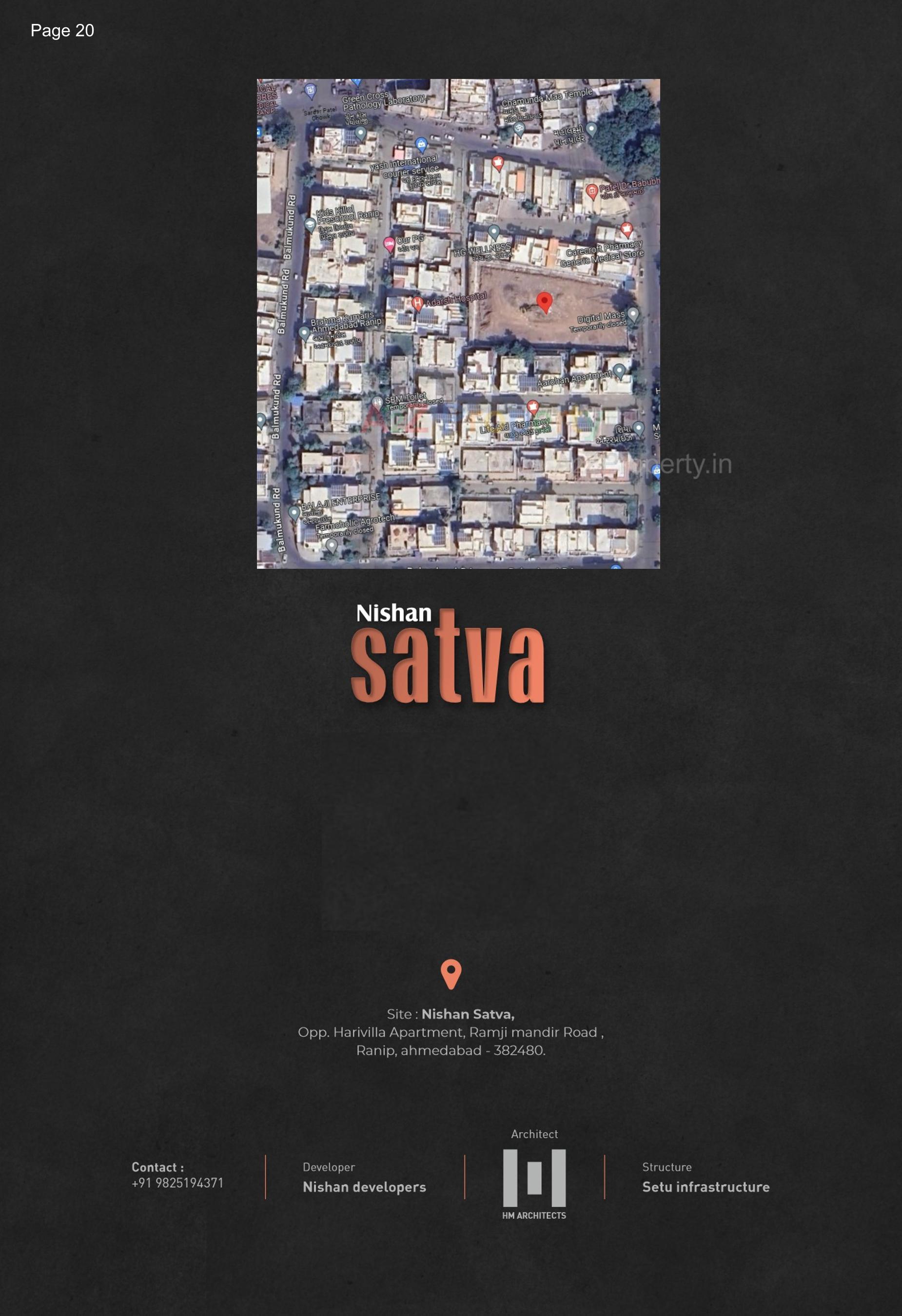  of real estate project Nishan Satva located at Ranip, Ahmedabad, Gujarat