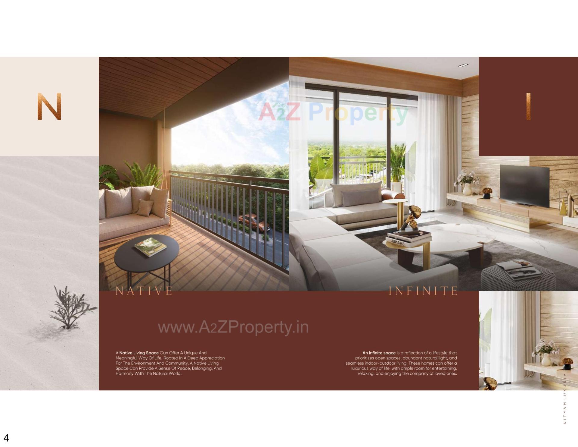 3D Elevation of real estate project Nityam Luxuria located at Ghatlodia, Ahmedabad, Gujarat