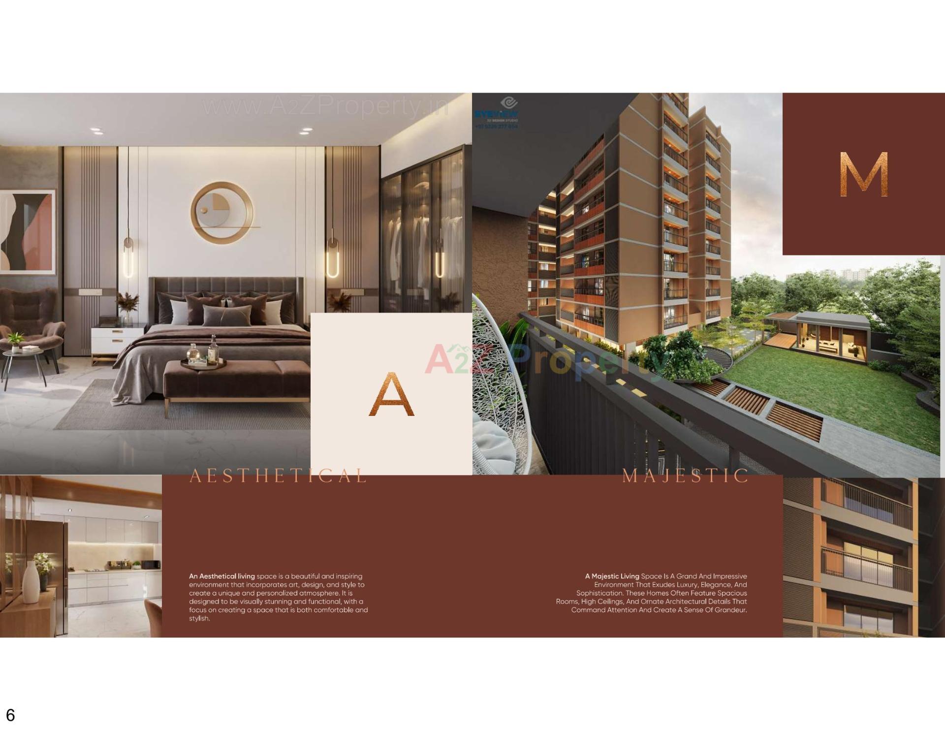 3D Elevation of real estate project Nityam Luxuria located at Ghatlodia, Ahmedabad, Gujarat