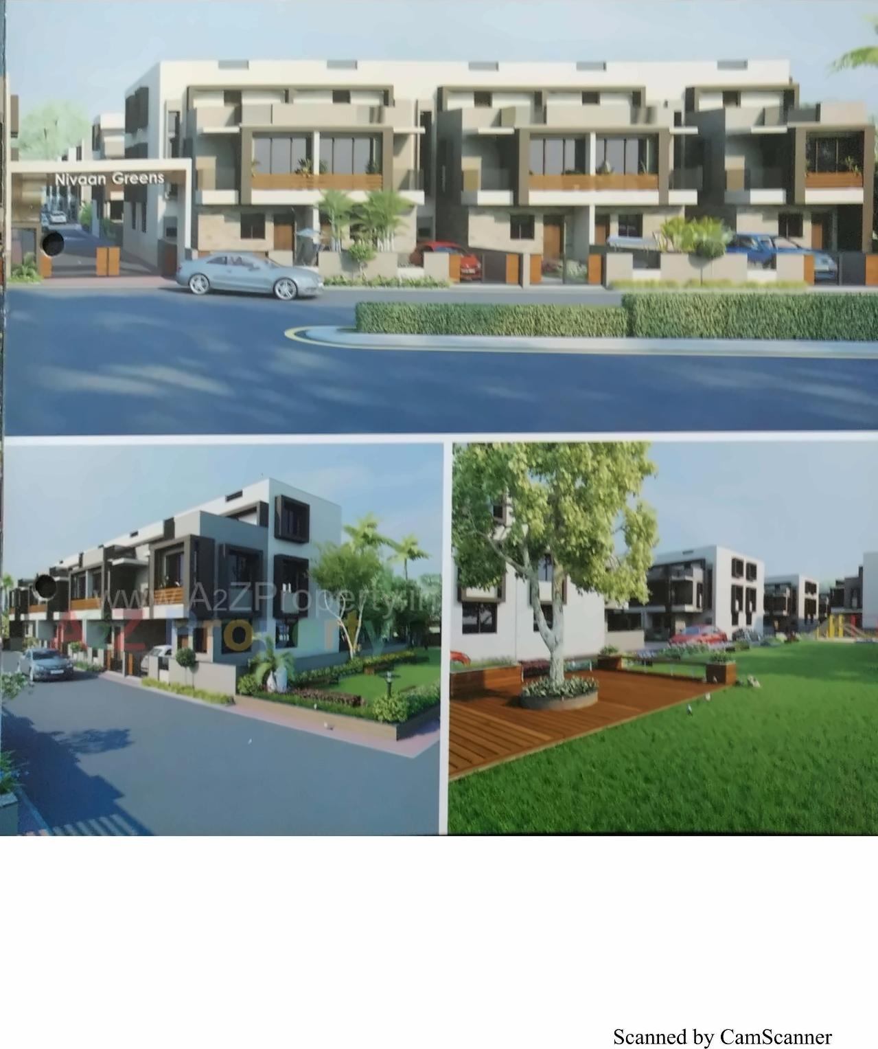3D Elevation of real estate project Nivaan Greens located at Isanpur, Ahmedabad, Gujarat