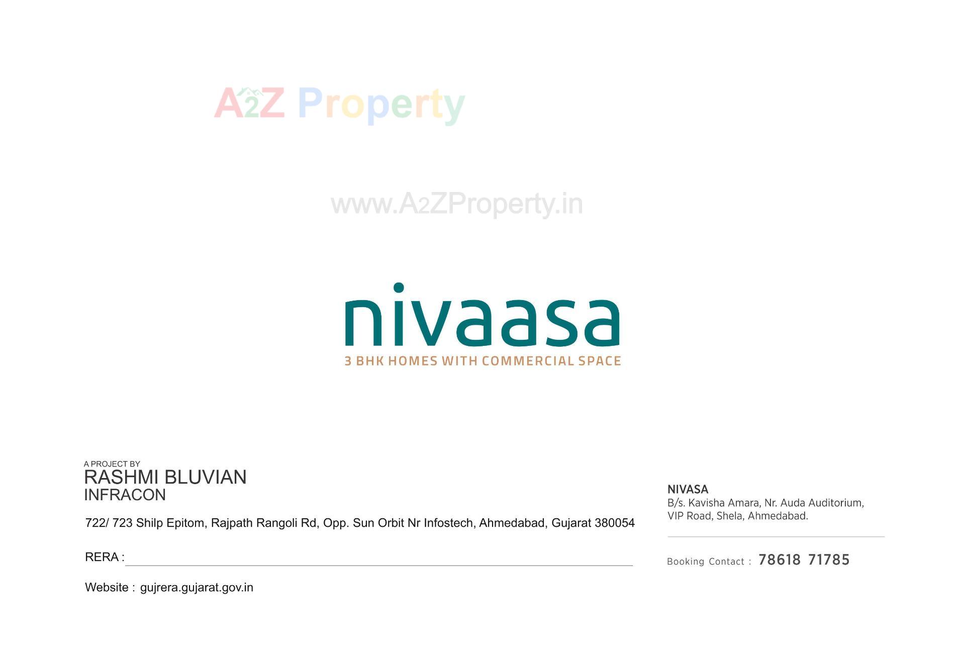  of real estate project Nivaasa located at Shela, Ahmedabad, Gujarat