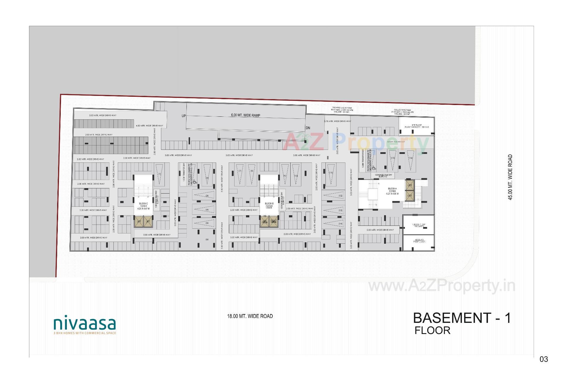 Layout of real estate project Nivaasa located at Shela, Ahmedabad, Gujarat