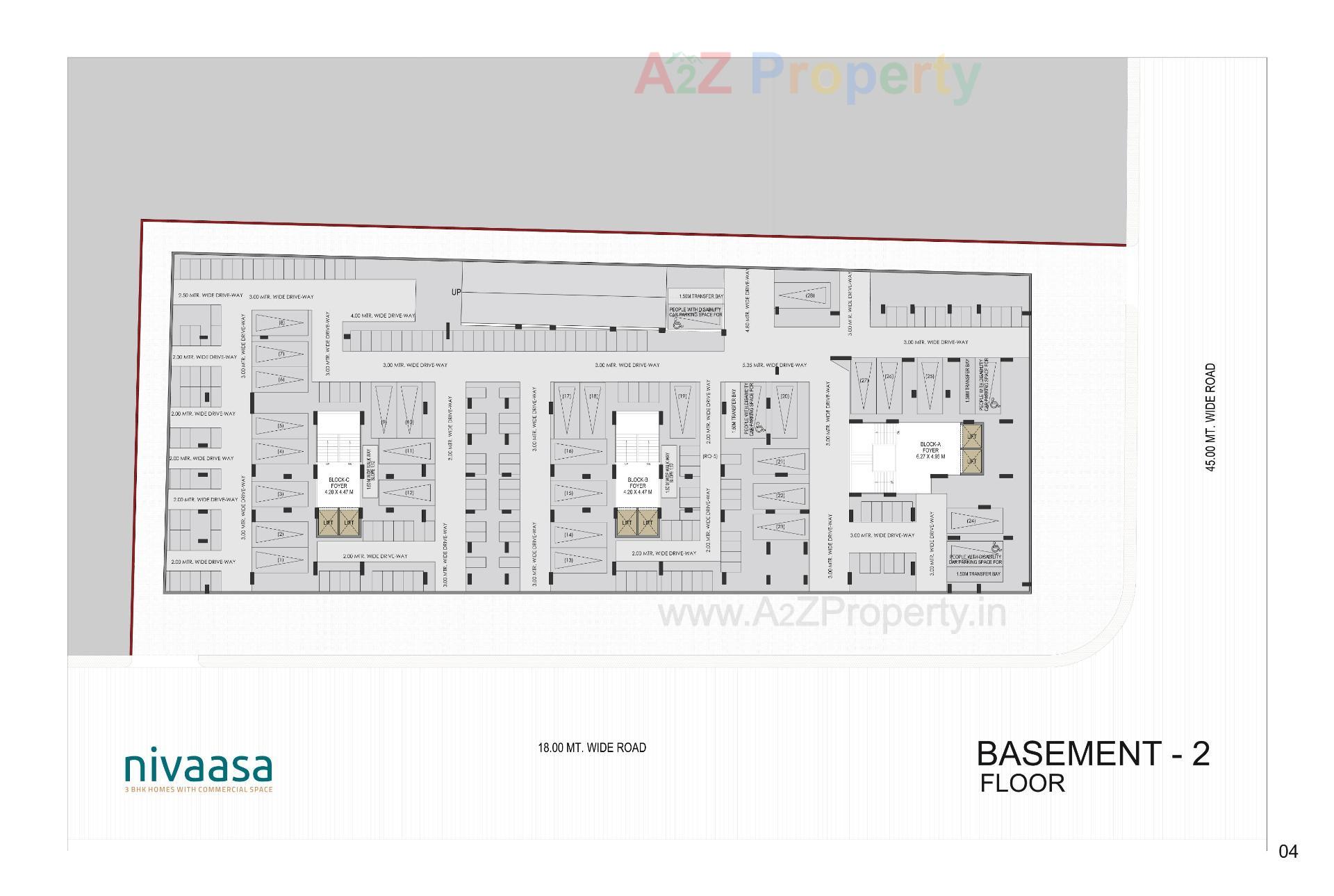 Layout of real estate project Nivaasa located at Shela, Ahmedabad, Gujarat