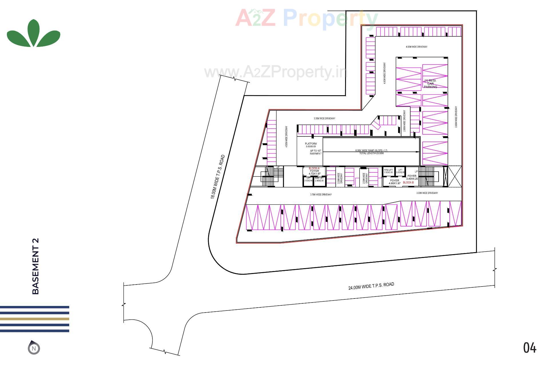 Layout of real estate project Nivasa located at Chandkheda, Ahmedabad, Gujarat