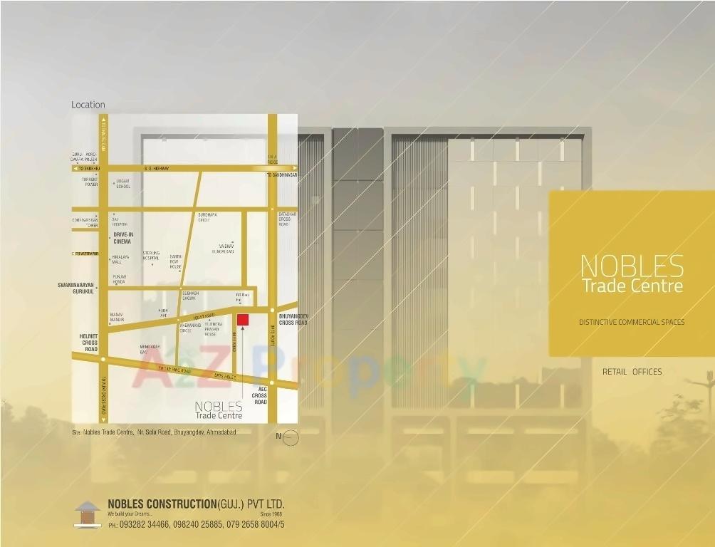  of real estate project Nobles Trade Centre located at Sola, Ahmedabad, Gujarat