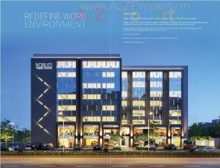 Elevation of real estate project Nobles Trade Centre located at Sola, Ahmedabad, Gujarat