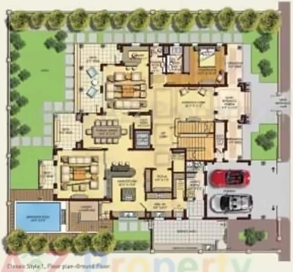 Layout of real estate project North Park () located at Jaspur, Ahmedabad, Gujarat