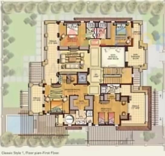 Layout of real estate project North Park () located at Jaspur, Ahmedabad, Gujarat