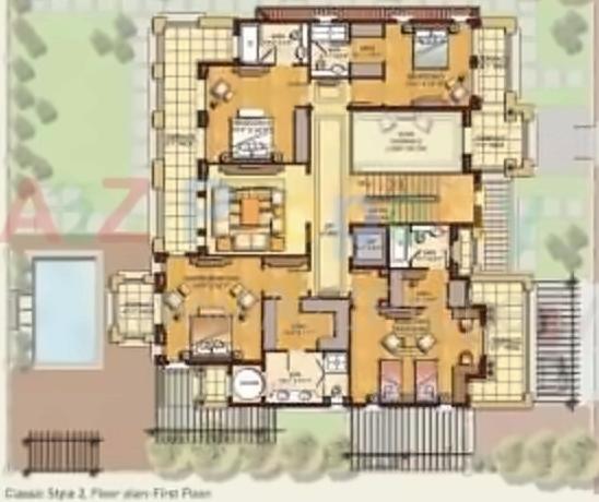 Layout of real estate project North Park () located at Jaspur, Ahmedabad, Gujarat