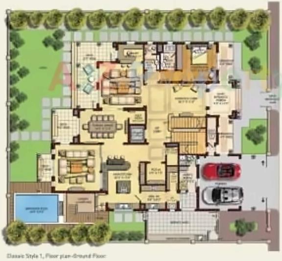 Layout of real estate project North Park located at Jaspur, Ahmedabad, Gujarat